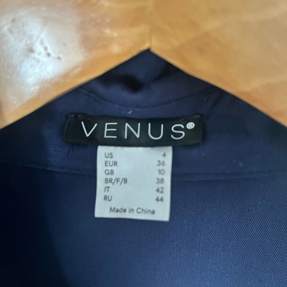 Navy shirt dress sz 4P - Picture 4 of 9